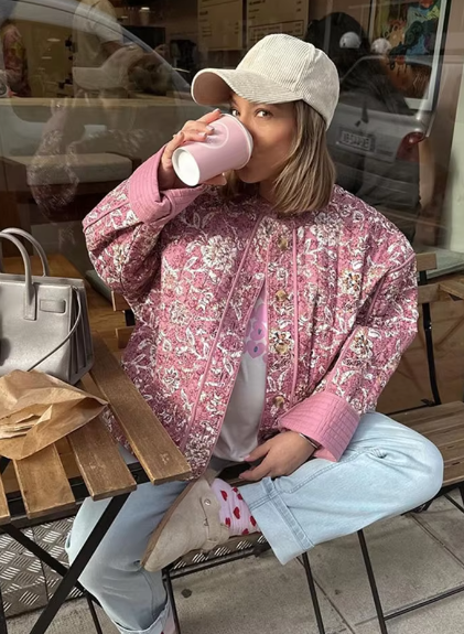 Women's Warm and Stylish Insulated Jacket for Fall and Winter