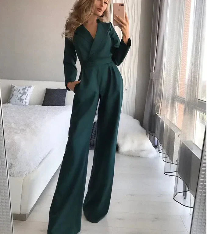 Stylish Women's Flared Jumpsuit