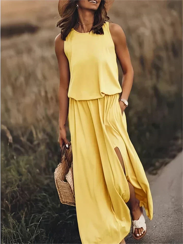 Women’s Solid Color Maxi Dress