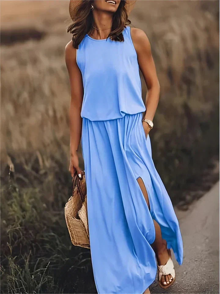 Women’s Solid Color Maxi Dress