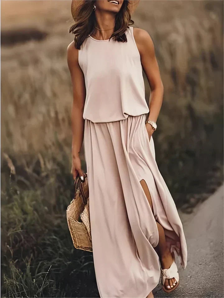 Women’s Solid Color Maxi Dress
