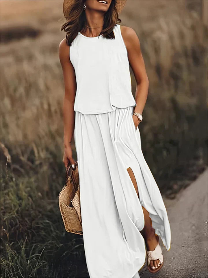 Women’s Solid Color Maxi Dress
