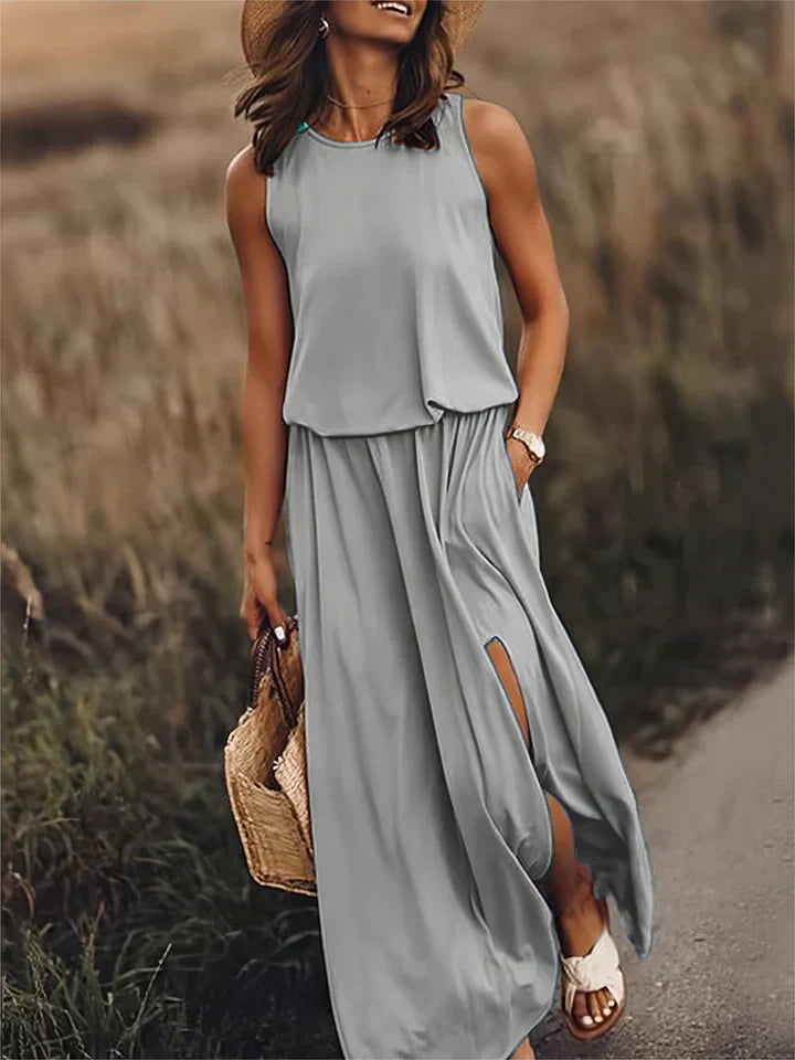 Women’s Solid Color Maxi Dress
