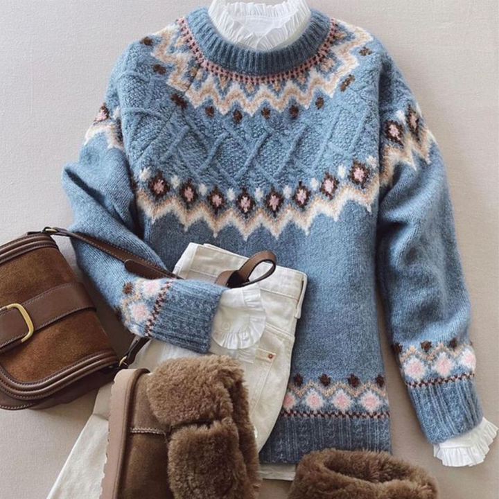 Breezy Long Sleeve Round Neck Sweater