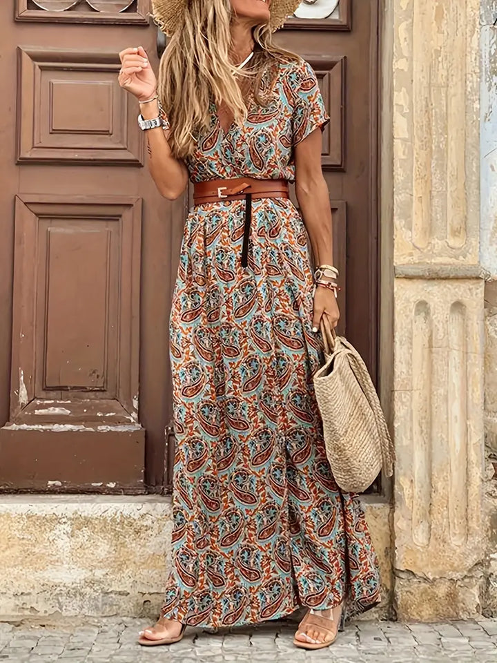 Bohemian-Inspired Long Maxi Dress for Women