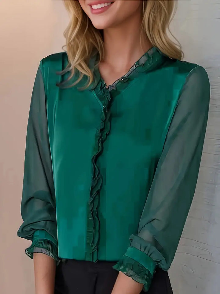 Chic Long Sleeve Casual Blouse for Women
