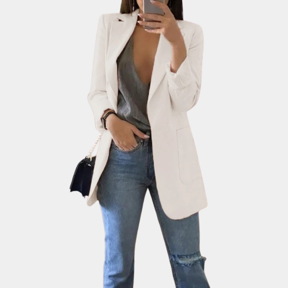 Casual Women's Blazer with Relaxed Fit