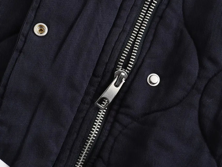 Destiny Cotton Jacket with Round Neck