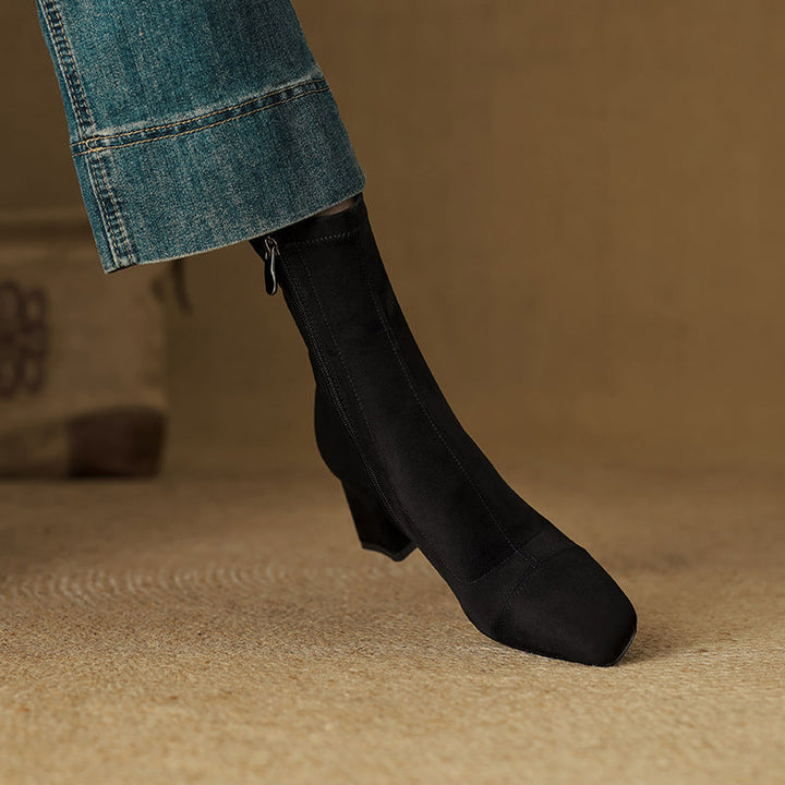 Aelis Genuine Suede Boots