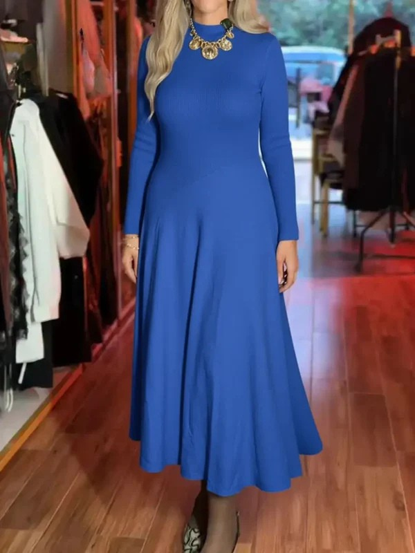 Women's Slim Fit Knit Sweater Cotton  Dress