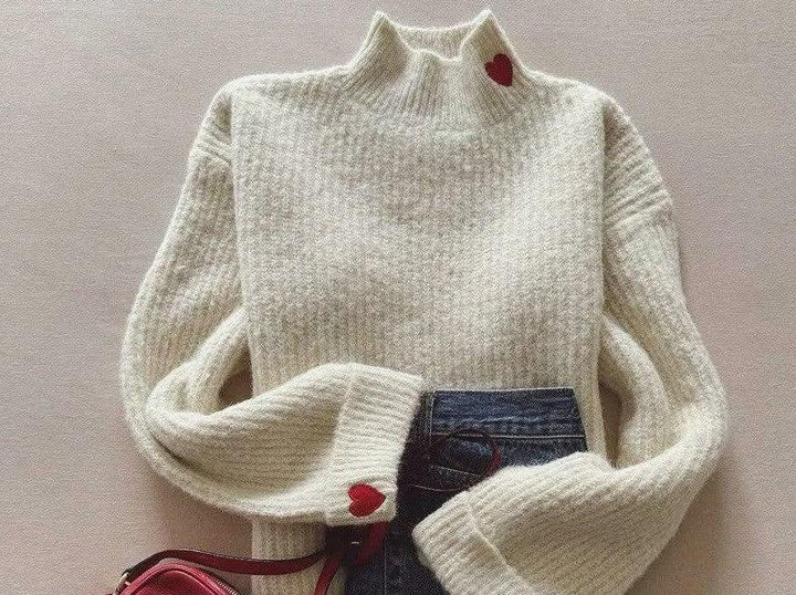 Cozy Mock Neck Long Sleeve Sweater