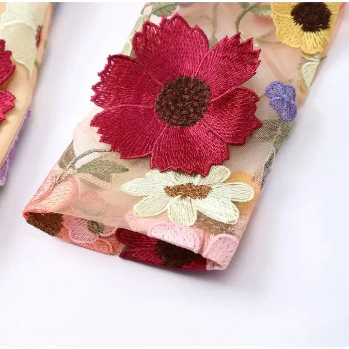 Unique Handmade Floral Dress