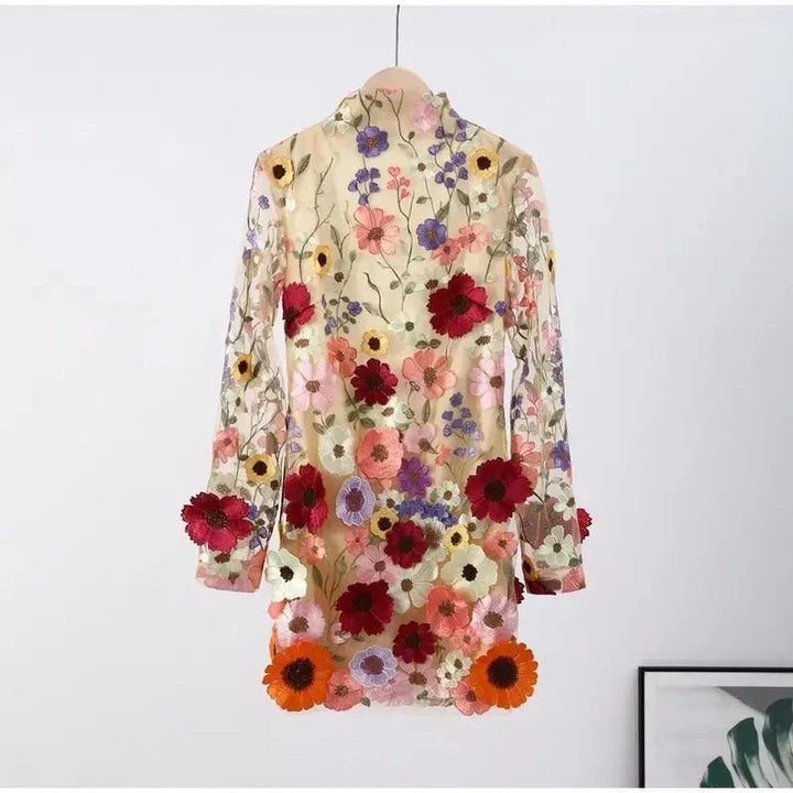 Unique Handmade Floral Dress